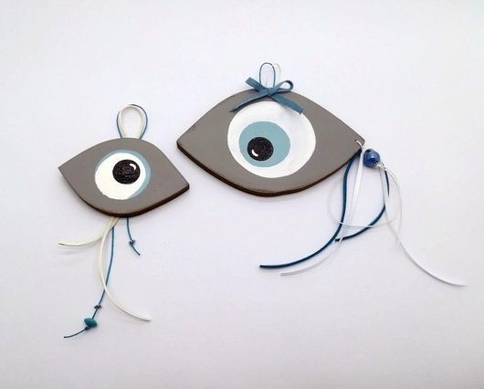 Γούρι Bnart Μάτι σετ 2τμχ 10×7 + 16x10cm 105-237