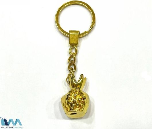 Γούρι Kostibas 6710-351x Χριστουγεννιάτικο Μέταλλο Χρυσαφί 12τμχ Kostibas 6710-351x