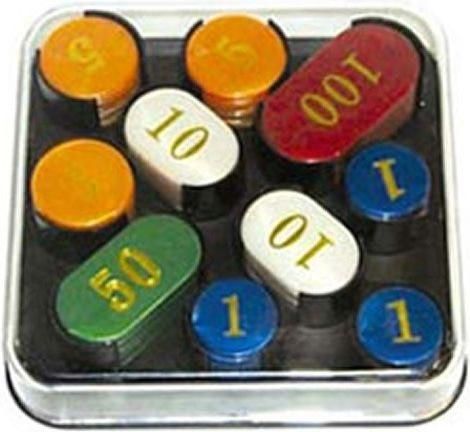 Μάρκες Poker Σετ 100 Αριθμημένες