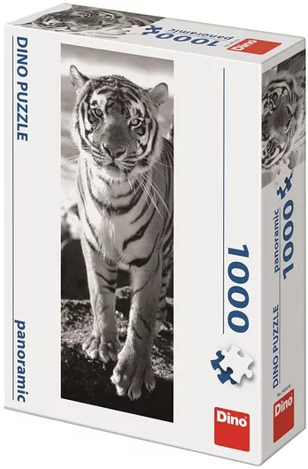 Puzzle Τίγρης Ασπρόμαυρη 2D 1000 Κομμάτια