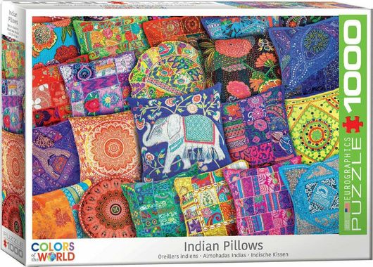 Puzzle Indian Pillows Colors of the World Series 2D 1000 Κομμάτια