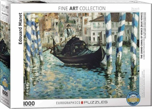 Puzzle The Grand Canal of Venice, Blue Venice by Edouard Manet Officially Licenced Museum 2D 1000 Κομμάτια