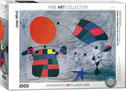 Puzzle Smile of the Flamboyant Wings by Joan Miro 2D 1000 Κομμάτια