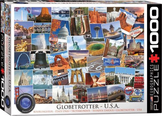 Globetrotter USA Puzzle 2D 1000 Κομμάτια
