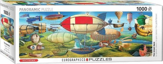 Puzzle Η Μεγάλη Κούρσα Με Τα Αερόστατα 2D 1000 Κομμάτια