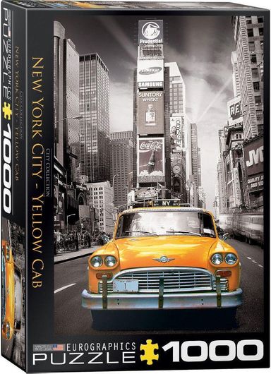 Puzzle New York City Yellow Cab 2D 1000 Κομμάτια