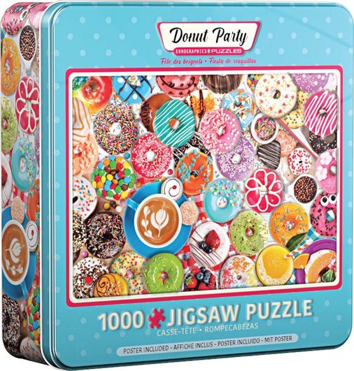 Puzzle Donut Party 2D 1000 Κομμάτια