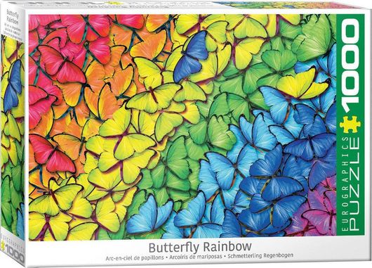 Puzzle Butterfly Rainbow 2D 1000 Κομμάτια