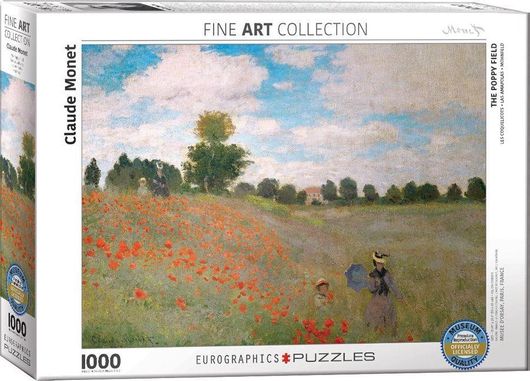 Puzzle The Poppy Field by Claude Monet 2D 1000 Κομμάτια