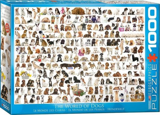 Puzzle The World of Dogs 2D 1000 Κομμάτια
