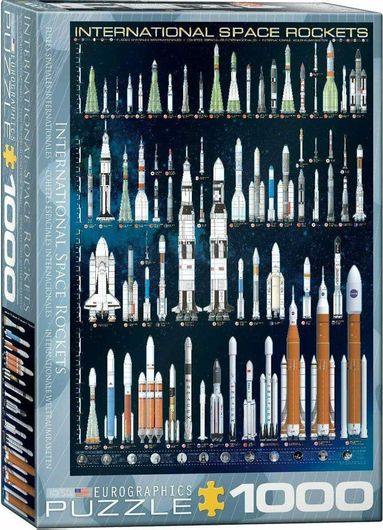 Puzzle International Space Rockets 2D 1000 Κομμάτια