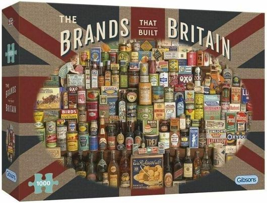 Puzzle Brands Built Britain 2D 1000 Κομμάτια