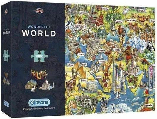 Puzzle Wonderful World 2D 1000 Κομμάτια