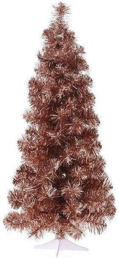 Χριστουγεννιάτικο Δέντρο Iliadis Slim με Πλαστική Βάση 75cm Ροζ