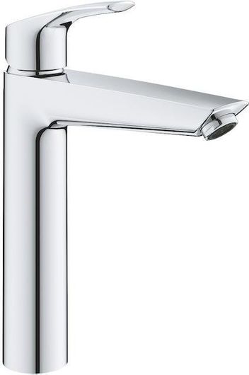 Μπαταρία Νιπτήρα Grohe 23971003 Πάγκου Αναμεικτική 1 Οπής Ψηλή Ασημί