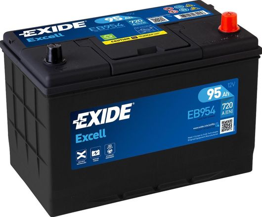 Μπαταρία Αυτοκινήτου Exide Excell 12V 95Ah