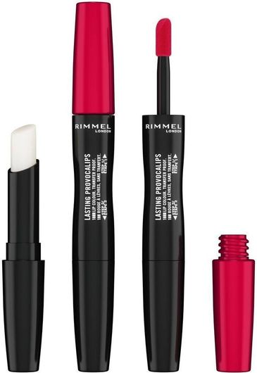 Rimmel Lasting Provocalips Κραγιόν Long Lasting Sheer 500 Kiss The Town Red