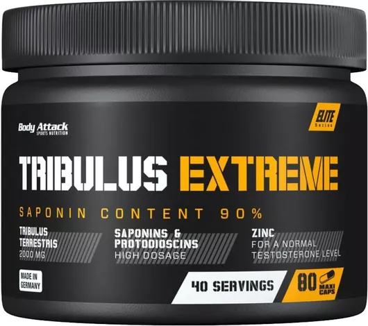 Body Attack Tribulus Extreme Saponin Content 90% 80 Κάψουλες