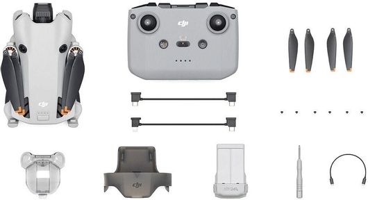 Drone DJI Mini 4 Pro GL RC-N2 Controller με Κάμερα & Χειριστήριο Συμβατό με Smartphone