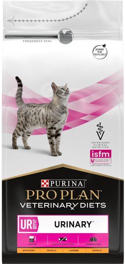 Ξηρά Τροφή Purina Pro Plan Veterinary Diets UR Urinary 1.5kg για Ενήλικες Γάτες με Ευαίσθητο Ουροποιητικό με Κοτόπουλο 