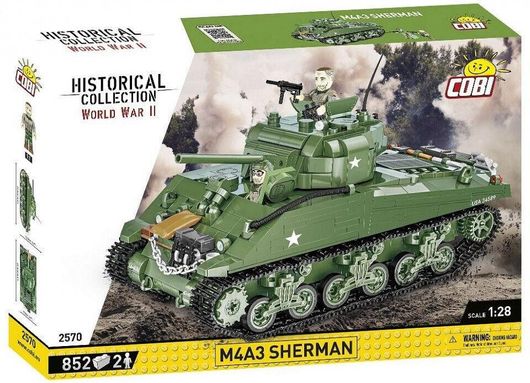 Τουβλάκια Cobi Historical Collection - M4A3 Sherman Σετ 852τμχ για 9+ Ετών