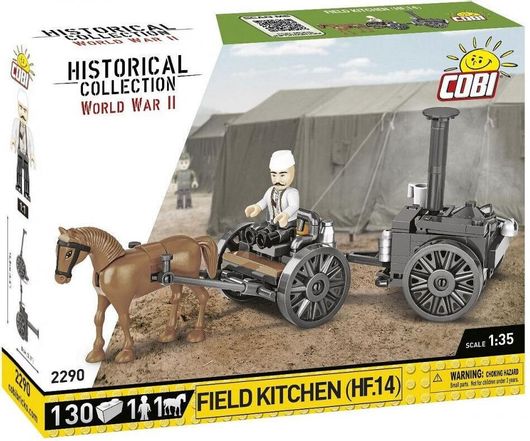 Τουβλάκια Historical Collection - Field Kitchen Σετ 130τμχ για 7+ Ετών