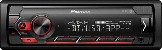 Ηχοσύστημα Αυτοκινήτου Universal Pioneer MVH-S320BT 1DIN Bluetooth / USB / AUX με Αποσπώμενη Πρόσοψη