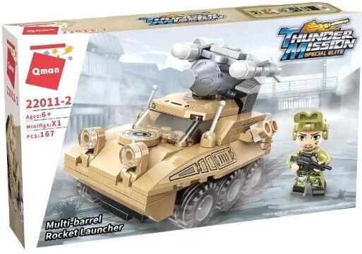 Τουβλάκια Qman Rocket Launcher Σετ 167τμχ για 6+ Ετών