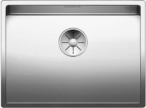 Νεροχύτης Blanco Claron 550-U Υποκαθήμενος Inox Σατινέ 59x44cm Ασημί
