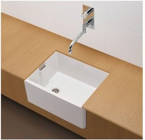 Νεροχύτης Sanindusa Belfast Ένθετος Πορσελάνινος 59.5x47.5cm Λευκός