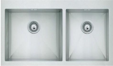 Νεροχύτης Macart Legent N-175 Ένθετος Inox Σατινέ 81x51cm Ασημί