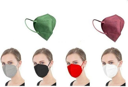 Μάσκα Προστασίας Famex Particle Filtering Half FFP2 NR Σετ 30τμχ  Πολύχρωμο