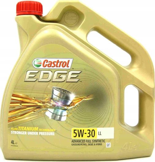 Λάδι Αυτοκινήτου Castrol Συνθετικό Edge Titanium FST 5W-30 LL 4lt