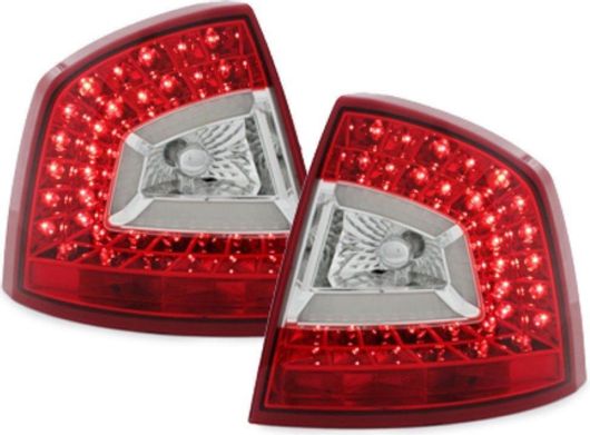 Φανάρια Αυτοκινήτου Dectane Πίσω LED για Skoda Octavia 5 1Z Lim. 2004-2011 Σετ 2τμχ 