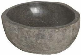 Νιπτήρας Μπάνιου Imso Ceramiche Επικαθήμενος   Στρογγυλός Πέτρινος 28x28x15cm Μπεζ