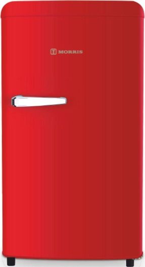 Ψυγείο Μονόπορτο Morris MRS-31080R Retro 83lt Υ89xΠ48xΒ54.5cm Κόκκινο