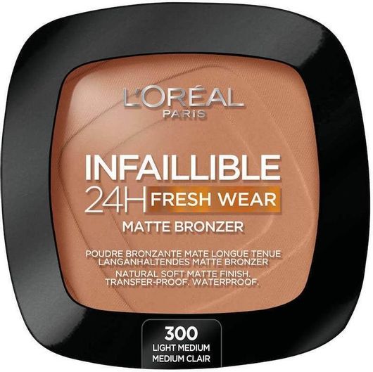 Bronzer L'Oreal Paris Infallible 24H Fresh Wear Matte 300 Light Medium