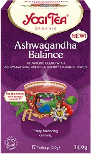 Μείγμα Βοτάνων Yogi Tea Balance Βιολογικό 17 Φακελάκια 34gr