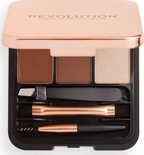 Kit Φρυδιών Revolution Beauty Brow Sculpt Medium Brown 2.2gr