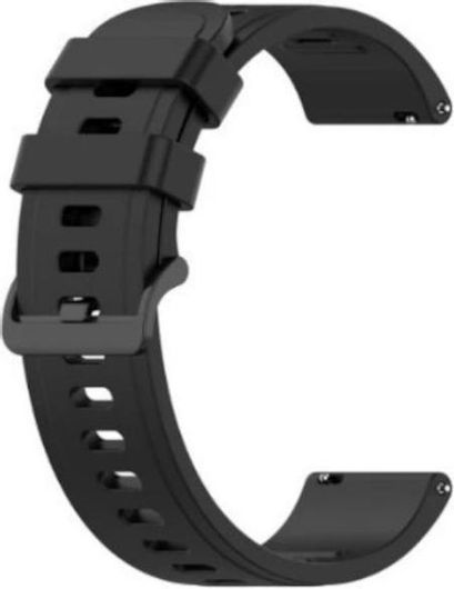 Λουράκι Σιλικόνης Μαύρο Galaxy Watch 46mm/ Gear S3Huawei Watch GT/GT Pro 2/3/4/5/Ultimate 46mmAmazfit Stratos
