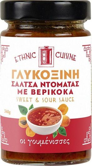 Σάλτσα Μαγειρικής Οι Γουμένισσες Γλυκόξινη με Βερίκοκα 340gr
