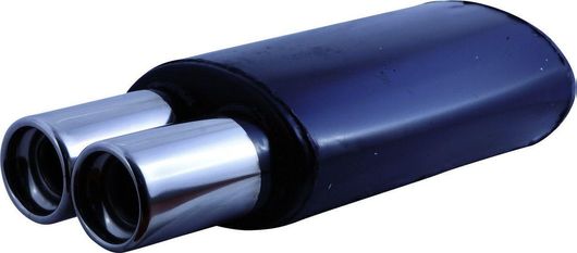 Τελικό Καζανάκι Εξάτμισης Αυτοκινήτου Carman R-165352 Στρογγυλή