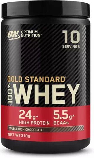 Optimum Nutrition Gold Standard 100% Whey Πρωτεΐνη Ορού Γάλακτος με Γεύση Double Rich Chocolate 310gr