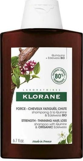 Σαμπουάν Klorane Quinine Strength Thinning Hair Loss κατά της Τριχόπτωσης για Όλους τους Τύπους Μαλλιών 400ml