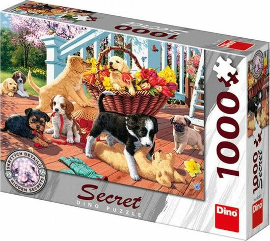 Puzzle Κουτάβια 2D 1000 Κομμάτια