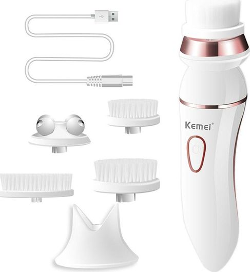 Βούρτσα Καθαρισμού Προσώπου Kemei Deep Clean Kit KM-7204 & Απολέπισης