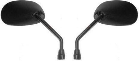 Καθρέπτες Μοτοσυκλέτας 680-02-31900 για Yamaha T50 Μαύρο Σετ 2τμχ