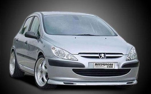 Spoiler Αυτοκινήτου Motordrome Μπροστά Συμβατό με Peugeot 206