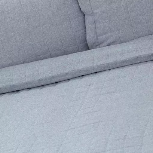 Μαξιλαροθήκη Borea Λινό Oxford 50x70cm Γκρι