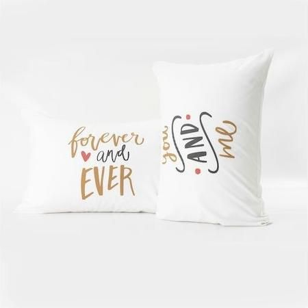 Μαξιλαροθήκες Borea Σετ 50x70cm Λευκό